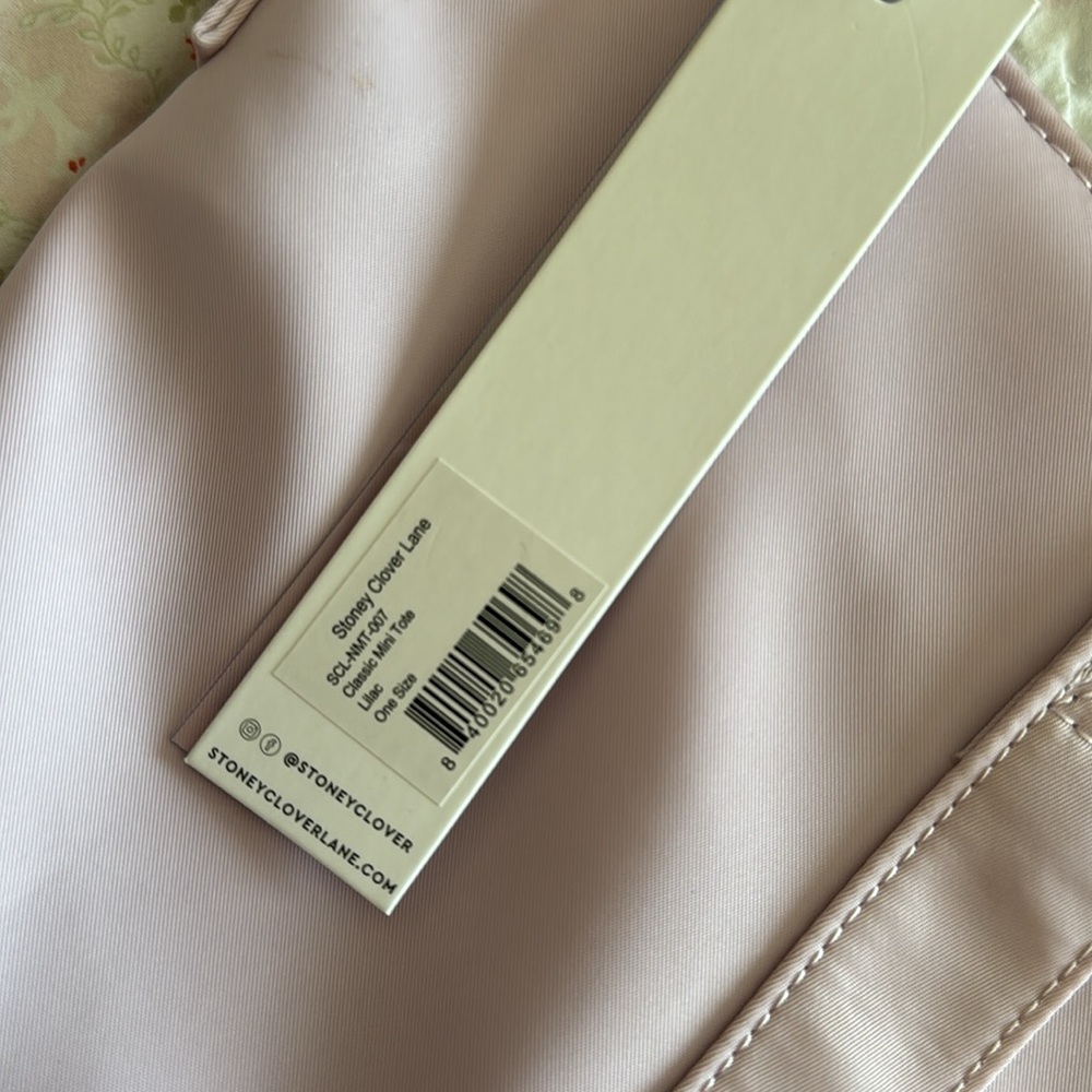 Stoney Clover Classic Mini Tote Bag Lilac NWT - Picture 2 of 6